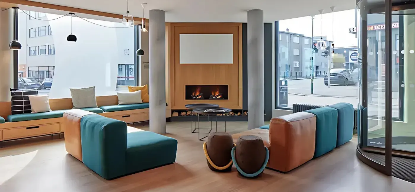 Lobby area view of Center Hotels Laugavegur Reykjavík, Iceland